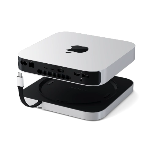 Kup Podest Satechi Stand & Hub Apple Mac Mini / Studio 2x USB-A 3.0, USB-A 3.2, USB-C 3.2, jack 3.5mm, micro/SD, NVMe M.2 - STH108 - {ean13} - Sklep Home Screen