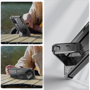 Etui Tech-Protect Kevlar Cam+ Samsung Galaxy A15 4G / 5G černé