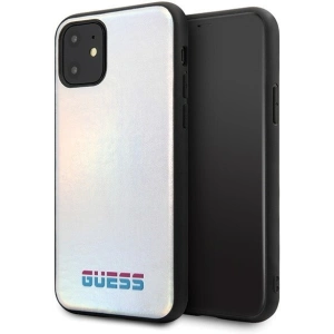 Kup Etui Guess GUHCN61BLD Apple iPhone 11 srebrny/silver hard case Iridescent - GUE196SLV - {ean13} - Sklep Home Screen