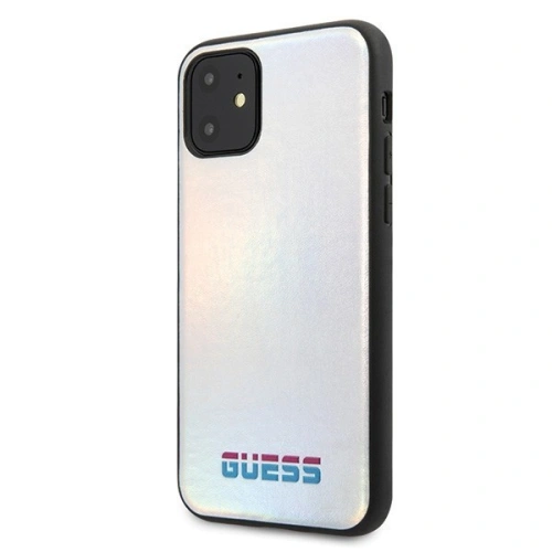 Kup Guess Apple Tasche GUHCN61BLD iPhone 11 silber/silberne Hartschale Iridescent - GUE196SLV - {ean13} - Sklep Home Screen
