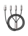 Kabel 3w1 Tech-Protect Ultraboost USB-A / microUSB, USB-C, Lightning 3.5A 1m Grau