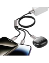 Kup Kabel 3w1 Tech-Protect Ultraboost USB-A / microUSB, USB-C, Lightning 3.5A 1m Grey - THP2736 - {ean13} - Sklep Home Screen