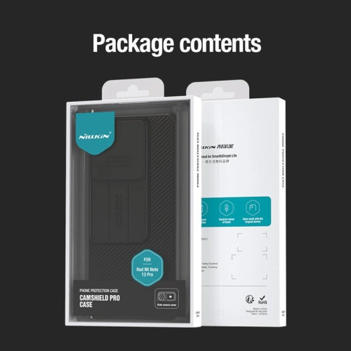 Kup Etui Nillkin CamShield Pro Xiaomi Redmi Note 13 Pro 5G Modrá / Náměsíčný - NLK1482 - {ean13} - Sklep Home Screen