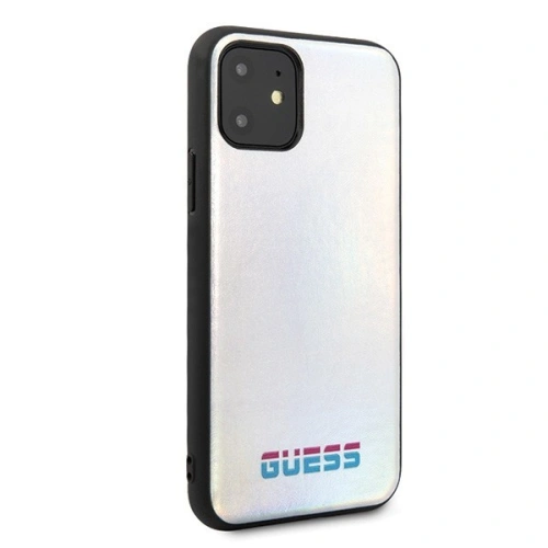 Kup Etui Guess GUHCN61BLD Apple iPhone 11 argintiu/silver hard case Iridescent - GUE196SLV - {ean13} - Sklep Home Screen