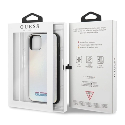 Kup Etui Guess GUHCN61BLD Apple iPhone 11 srebrny/silver hard case Iridescent - GUE196SLV - {ean13} - Sklep Home Screen