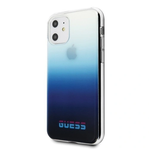 Kup Etui Guess GUHCN61DGCNA Apple iPhone 11 albastru/gradient blue hard case California - GUE197BLU - {ean13} - Sklep Home Screen