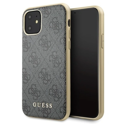 Kup Etui Guess GUHCN61G4GG Apple iPhone 11 šedé/grey tvrdé pouzdro 4G Collection - GUE200GRY - {ean13} - Sklep Home Screen