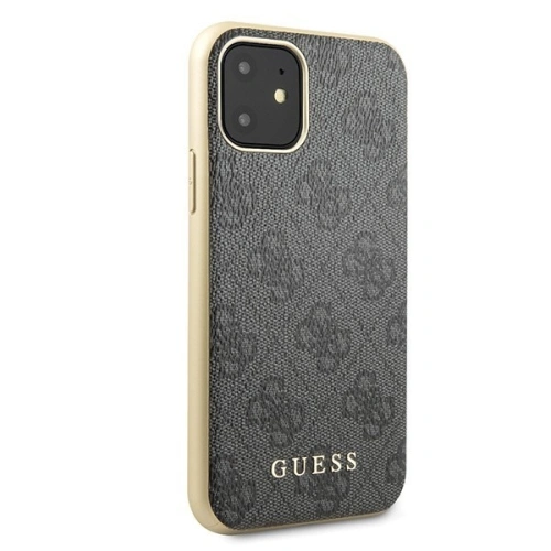 Buy Guess GUHCN61G4GG iPhone 11 grey hard case 4G Collection - GUE200GRY - {ean13} - Home Screen Store Europe