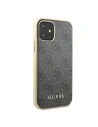 Kup Etui Guess GUHCN61G4GG Apple iPhone 11 gri/hard case 4G Collection - GUE200GRY - {ean13} - Sklep Home Screen
