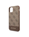 Kup Etui Guess GUHCN61G4GLBR Apple iPhone 11 brązowy/brown hard case 4G Stripe Collection - GUE201BR - {ean13} - Sklep Home Screen