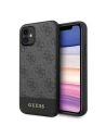 Etui Guess GUHCN61G4GLGR Apple iPhone 11 szary/grey hard case 4G Stripe Collection