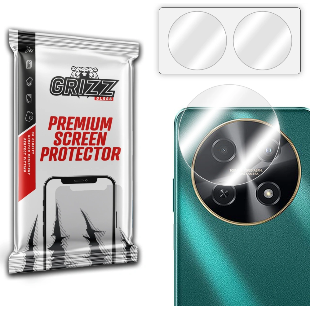 Szkło na aparat GrizzGlass HybridGlass Camera do Huawei Nova 12i