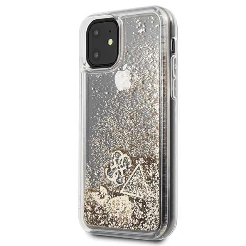 Kup Etui Guess GUHCN61GLHFLGO Apple iPhone 11 aurie/aur hard case Glitter Hearts - GUE203GLD - {ean13} - Sklep Home Screen