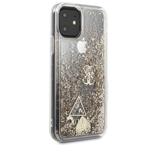 Kup Etui Guess GUHCN61GLHFLGO Apple iPhone 11 aurie/aur hard case Glitter Hearts - GUE203GLD - {ean13} - Sklep Home Screen