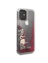 Buy Guess GUHCN61GLHFLRA iPhone 11 raspberry hard case Glitter Hearts - GUE204HEA - {ean13} - Home Screen Store Europe