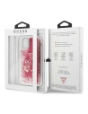 Buy Guess GUHCN61GLHFLRA iPhone 11 raspberry hard case Glitter Hearts - GUE204HEA - {ean13} - Home Screen Store Europe