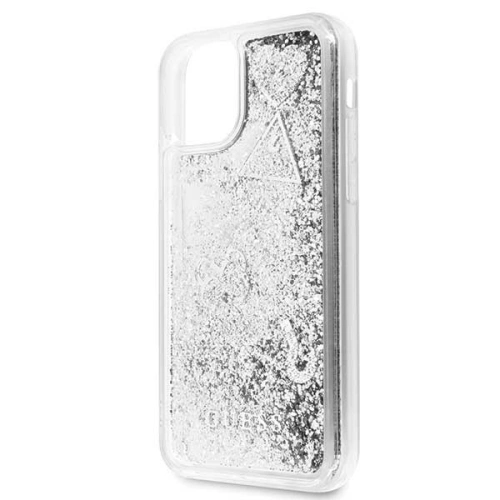 Kup Etui Guess GUHCN61GLHFLSI Apple iPhone 11 srebrny/silver hard case Glitter Hearts - GUE205SLV - {ean13} - Sklep Home Screen