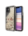 Kup Etui Guess GUHCN61GLHREGO Apple iPhone 11 zlaté/hard case Liquid Glitter Hearts - GUE206GLD - {ean13} - Sklep Home Screen