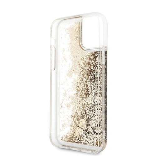 Kup Etui Guess GUHCN61GLHREGO Apple iPhone 11 zlaté/hard case Liquid Glitter Hearts - GUE206GLD - {ean13} - Sklep Home Screen