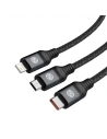 Kup Kabel 3w1 Nillkin Swift Pro USB-A / microUSB 2A, USB-C 2A, Lightning 4.4A, 480Mbps, 1.5m Schwarz / Czarny - NLK1516 - {ean13} - Sklep Home Screen