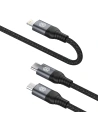 Kup Kabel 3w1 Nillkin Swift Pro USB-A / microUSB 2A, USB-C 2A, Lightning 4.4A, 480Mbps, 1.5m Schwarz / Czarny - NLK1516 - {ean13} - Sklep Home Screen