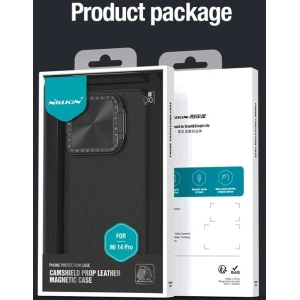 Kup Etui Nillkin CamShield Prop Leather Magnetic Xiaomi 14 Pro Černá / Černý - NLK1524 - {ean13} - Sklep Home Screen