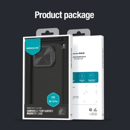 Buy Nillkin CamShield Prop Leather Magnetic Xiaomi 14 Pro Black - NLK1524 - {ean13} - Home Screen Store Europe