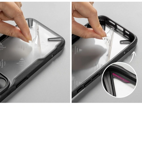 Kup Etui Ringke Fusion-X OnePlus 12R Fekete - RGK1962 - {ean13} - Sklep Home Screen