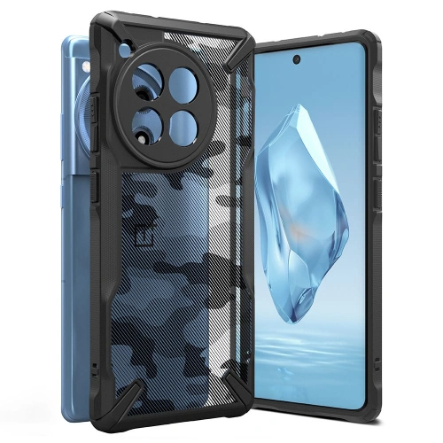 Kup Etui Ringke Fusion-X OnePlus 12R Camo Fekete - RGK1963 - {ean13} - Sklep Home Screen