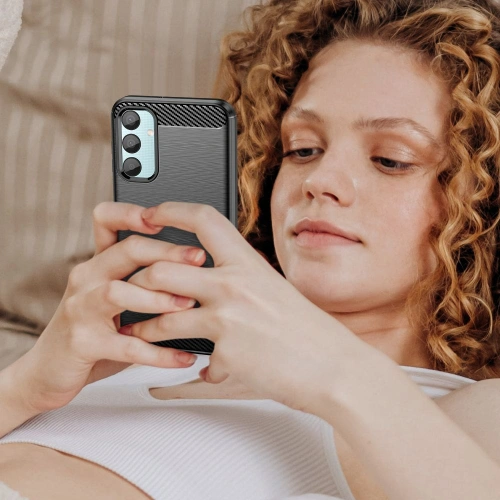 Kup Etui Tech-Protect TPUCarbon Samsung Galaxy M15 5G Fekete - THP2737 - {ean13} - Sklep Home Screen
