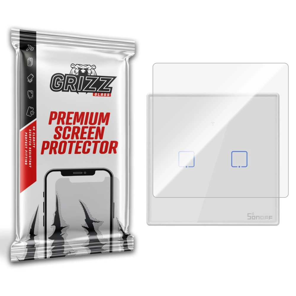 Folia ceramiczna GrizzGlass CeramicFilm do inteligentnego włącznika światła SONOFF T0 EU TX IM190314010