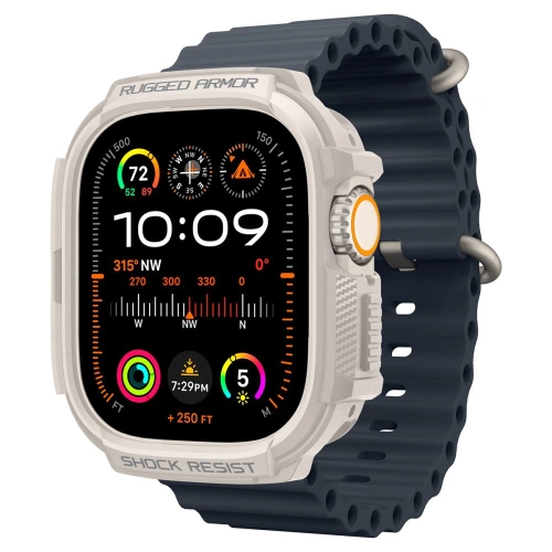 Buy Case Spigen Rugged Armor Apple Watch Ultra 1 / 2 49mm Dune Beige - SPN3378 - {ean13} - Home Screen Store Europe