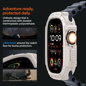 Kup Etui Spigen Rugged Armor Apple Watch Ultra 1 / 2 49mm Dune Beige - SPN3378 - {ean13} - Sklep Home Screen