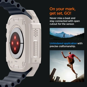 Kup Case Spigen Rugged Armor Apple Watch Ultra 1 / 2 49mm Dune Beige - SPN3378 - {ean13} - Sklep Home Screen