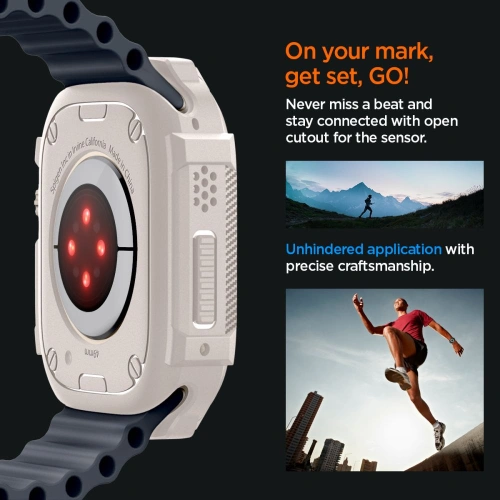 Buy Case Spigen Rugged Armor Apple Watch Ultra 1 / 2 49mm Dune Beige - SPN3378 - {ean13} - Home Screen Store Europe