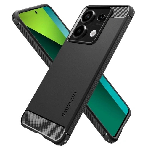 Kup Etui Spigen Rugged Armor Xiaomi Redmi Note 13 Pro 5G / Poco X6 5G Matt Fekete - SPN3379 - {ean13} - Sklep Home Screen