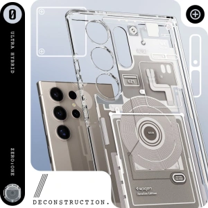 Kup Etui Spigen Ultra Hybrid Samsung Galaxy S24 Ultra Zero One Natural Titanium - SPN3380 - {ean13} - Sklep Home Screen