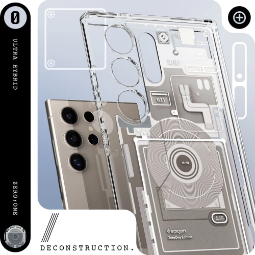 Kup Etui Spigen Ultra Hybrid Samsung Galaxy S24 Ultra Zero One Natural Titanium - SPN3380 - {ean13} - Sklep Home Screen