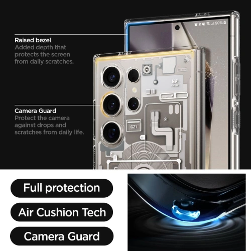 Kup Etui Spigen Ultra Hybrid Samsung Galaxy S24 Ultra Zero One Természetes Titán - SPN3380 - {ean13} - Sklep Home Screen