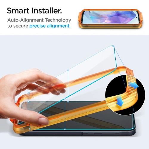 Kup Szkło hartowane Spigen GLAS.tR AlignMaster Samsung Galaxy A55 5G Clear [2 PACK] - SPN3382 - {ean13} - Sklep Home Screen
