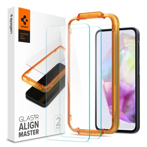 Buy Spigen GLAS.tR AlignMaster Samsung Galaxy A35 5G Clear [2 PACK] - SPN3383 - {ean13} - Home Screen Store Europe