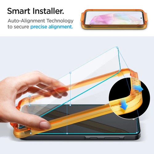 Kup Szkło hartowane Spigen GLAS.tR AlignMaster Samsung Galaxy A35 5G Clear [2 PACK] - SPN3383 - {ean13} - Sklep Home Screen