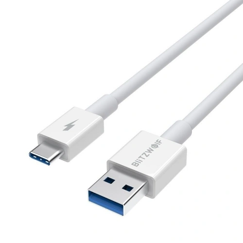 Kup Cablul USB-C BlitzWolf BW-TC18, Huawei SuperCharge, QC3.0, 5A, 40W, 0.9m - BLZ186 - {ean13} - Sklep Home Screen
