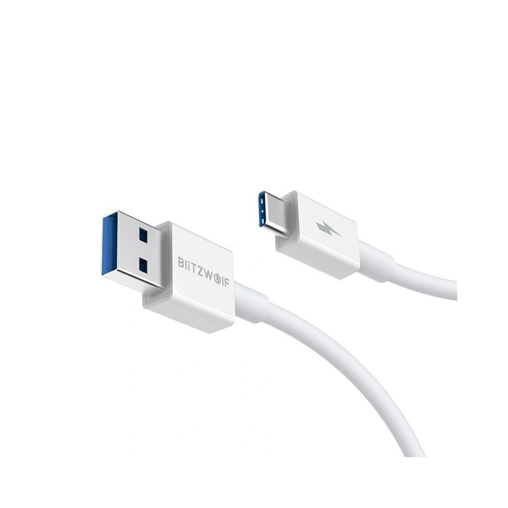 Kabel USB-C BlitzWolf BW-TC18, Huawei SuperCharge, QC3.0, 5A, 40W, 0.9m