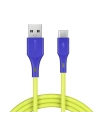 Cablul USB-C BlitzWolf BW-TC14 3A 1m (verde)