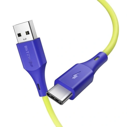 Kup USB-C kábel BlitzWolf BW-TC14 3A 1m (zöld) - BLZ187GRN - {ean13} - Sklep Home Screen