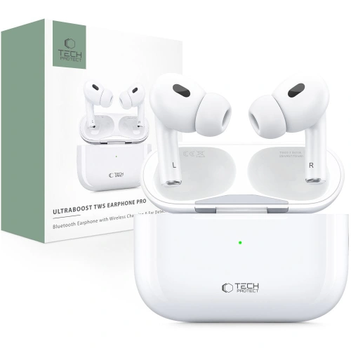 Kup Vezeték nélküli fülhallgató Tech-Protect Ultraboost TWS Earphone Pro Fehér - THP2742 - {ean13} - Sklep Home Screen