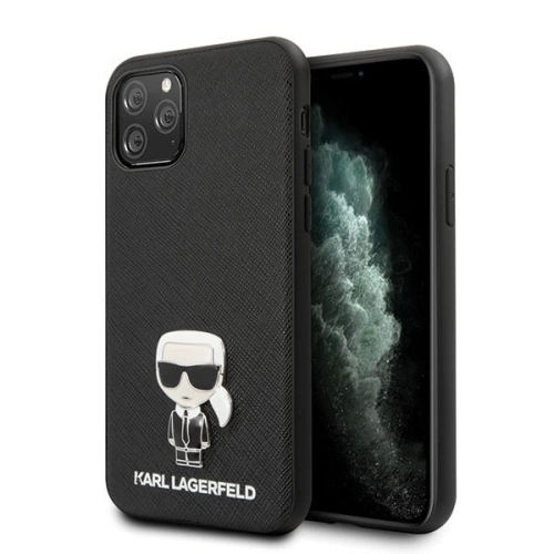 Kup Karl Lagerfeld KLHCN58IKFBMBK iPhone 11 Pro kemény hátlap fekete/színes Saffiano Ikonik - KLD121BLK - {ean13} - Sklep Home Screen