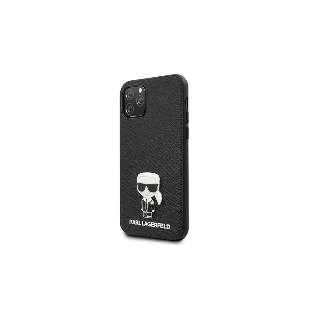 Karl Lagerfeld KLHCN58IKFBMBK iPhone 11 Pro hardcase czarny/black Saffiano Ikonik