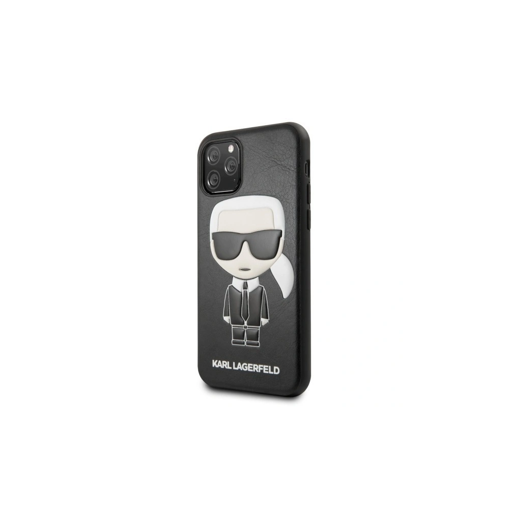 Karl Lagerfeld KLHCN58IKPUBK iPhone 11 Pro hardcase czarny/black Iconic Karl Embossed
